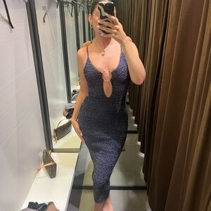 Midnight blue Zara Knit Dress